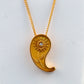 Paisley Pendant 001-1 - Paisley - Gold Plated