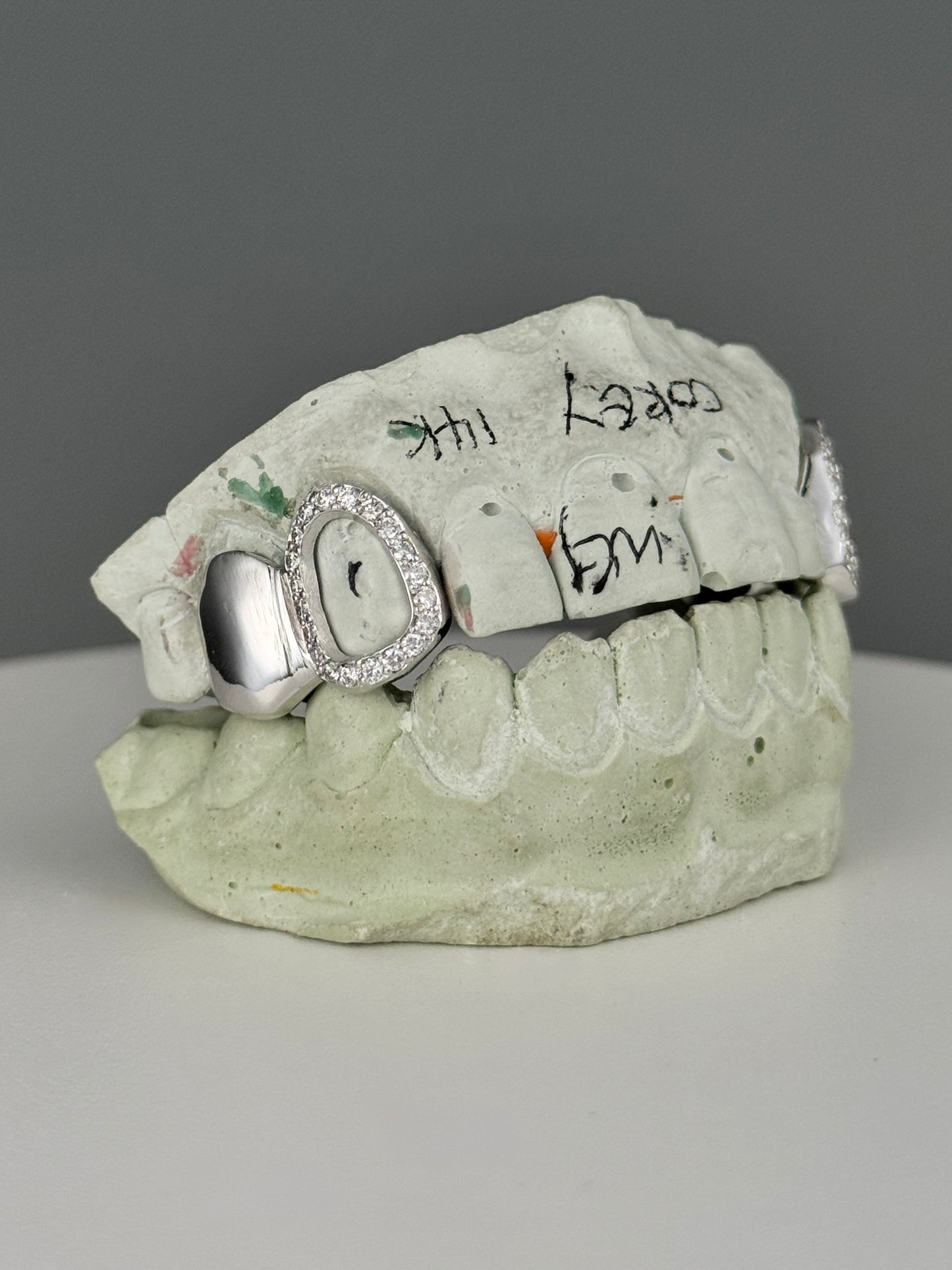 Open Face Diamond Fang + Solid Cap Molar