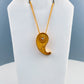 Paisley Pendant 001-1 - Paisley - Gold Plated