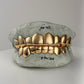 Solid Gold Grillz (White, Yellow, Rose Gold Options)