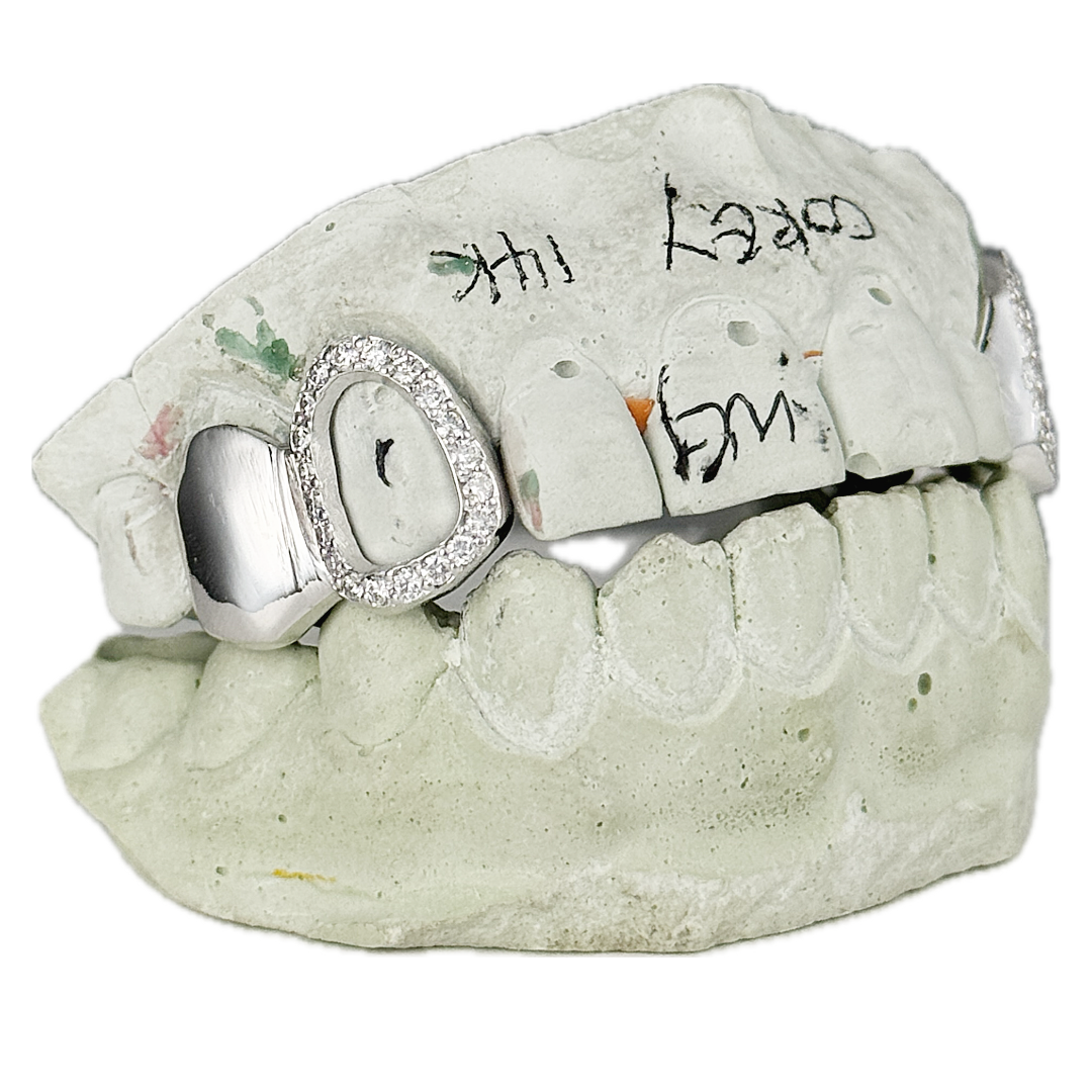 Open Face Diamond Fang + Solid Cap Molar